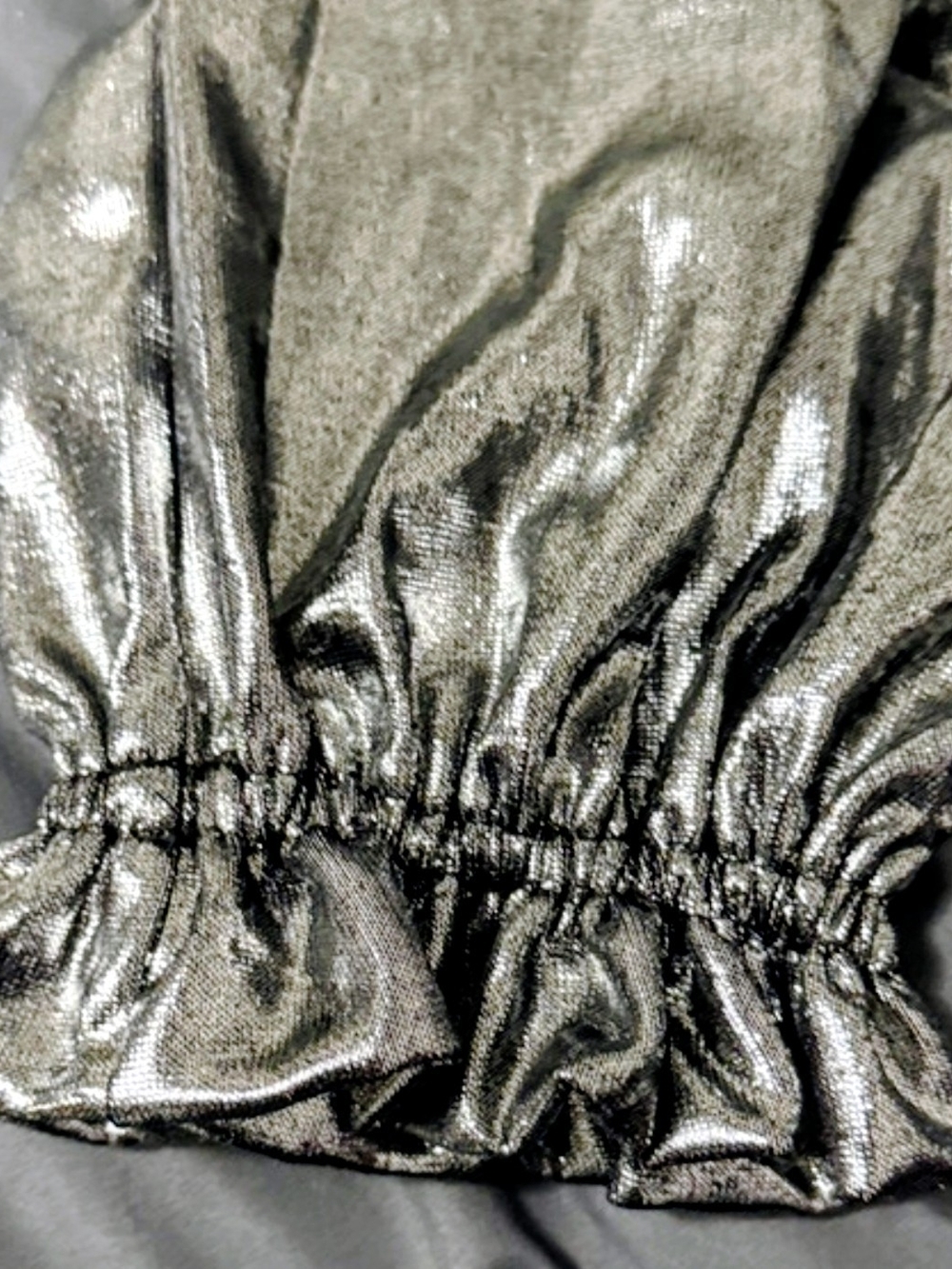 Studio 54 Silver Halter Jumpsuit NWOT 🔥🔥🔥 - Picture 5 of 8